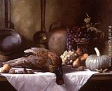 Still Life with Pheasant and a Basket of Fruit